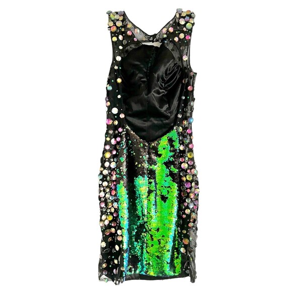 Clarisse Green Beautiful Elegant Sequin cocktail dress - Picture 2 of 6